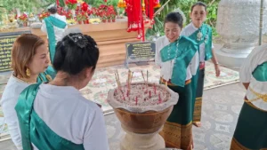 หญิงได้โชค 2 งวดติด จ้างนางรำมารำแก้บน “ท้าวเวสสุวรรณ” ไม่ลืมขอเลขเด็ด 16/7/69
